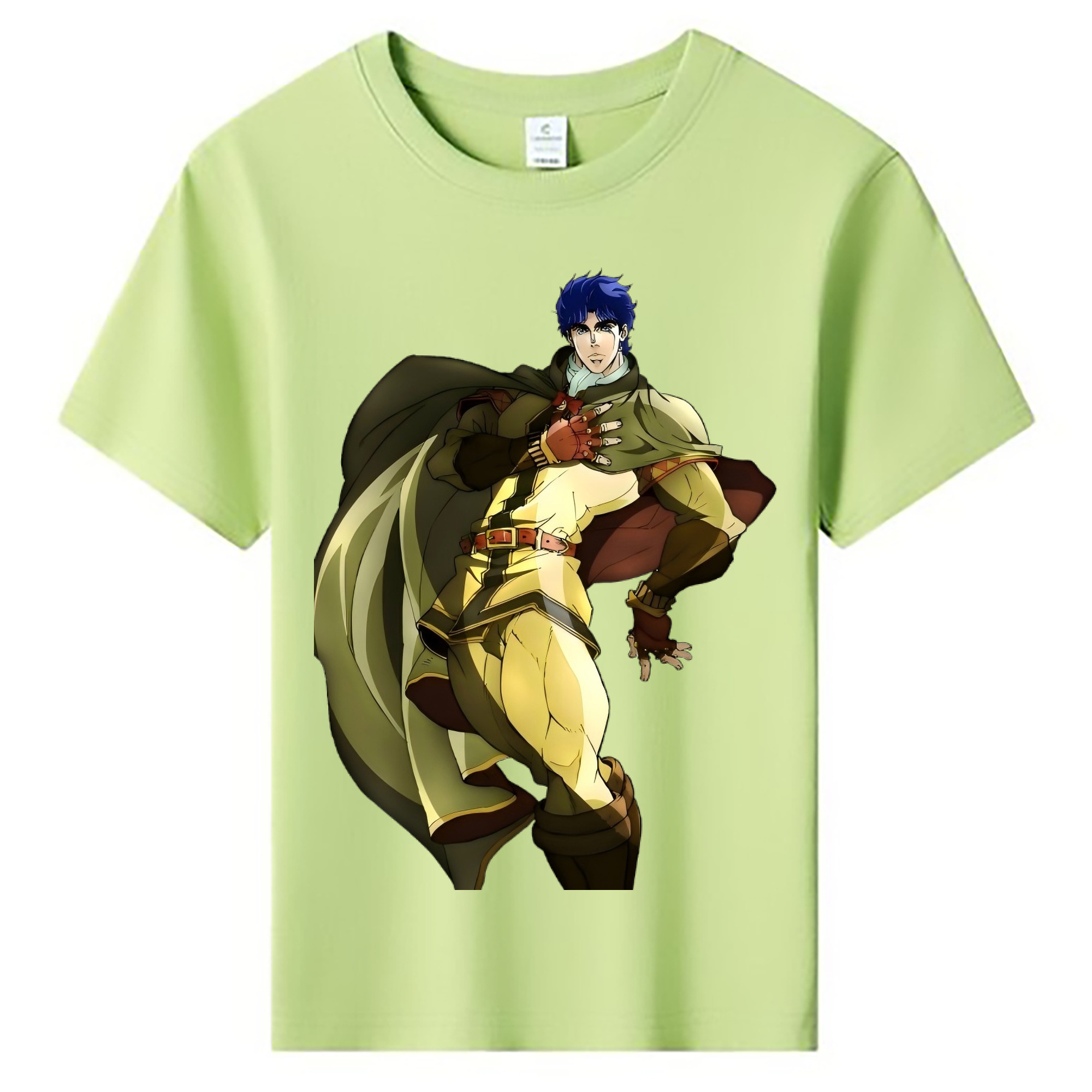 （画像用） ジョジョの奇妙な冒険 /ジョナサン?ジョースター JoJo's Bizarre Adventure Jonathan Joestar 綿100％キッズTシャツ（フロントプリント）